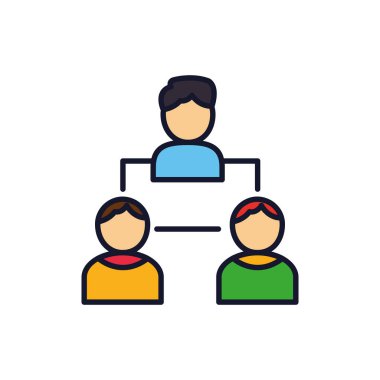 Sosyal ortam avatar vektör tasarımı