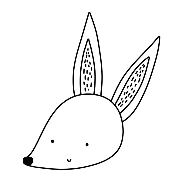 Illustration vectorielle de dessin animé Fox — Image vectorielle