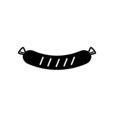 siyah ve beyaz gıda bbq tasarımı