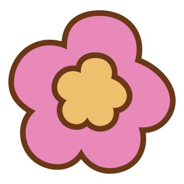 İzole tasarlamak vektör çiçek