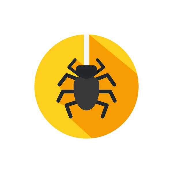 Isolated spider icon block vector design — Διανυσματικό Αρχείο