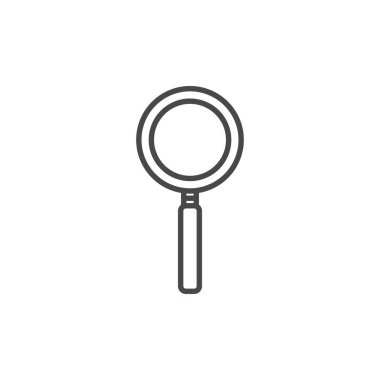 İzole lupe vektör tasarımı