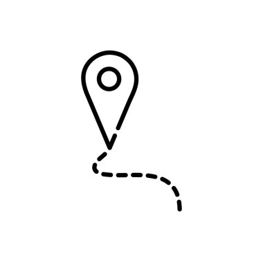 pointer Tracker navigasyon turizmi kalın çizgi üzerinde seyahat eder