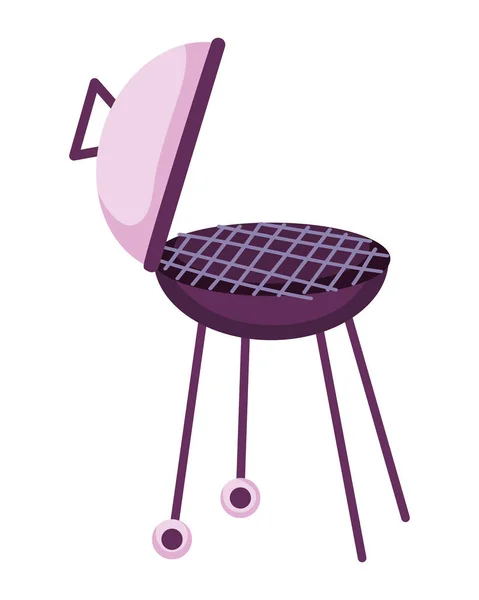 Isolated grill design vector illustration - Stok Vektor