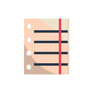 Kağıt bürosu iş ekipmanı simgesi