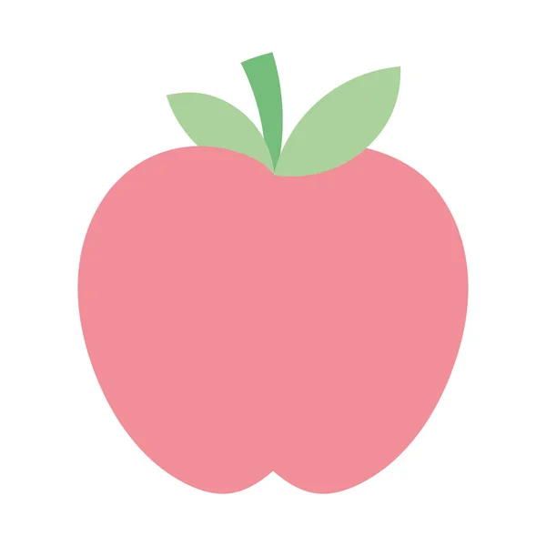 Fresh fruit tasty apple icon — Archivo Imágenes Vectoriales