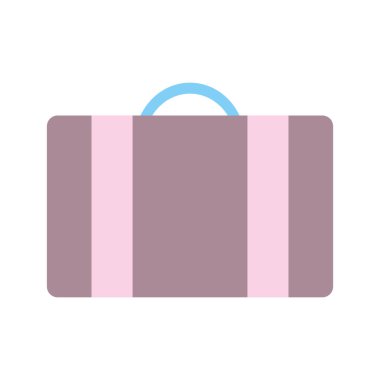 Seyahat vektör tasarımı için yalıtılmış çanta