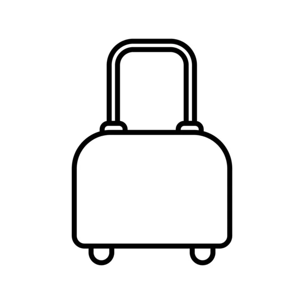 Bolsa aislada para el diseño de vectores de viaje — Vector de stock