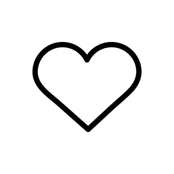 Ізольована форма серця Векторний дизайн — стоковий вектор