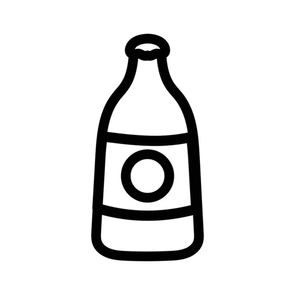 Diseño de vector de icono de botella aislado — Archivo Imágenes Vectoriales