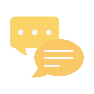 İzole iletişim balonu vektör tasarımı