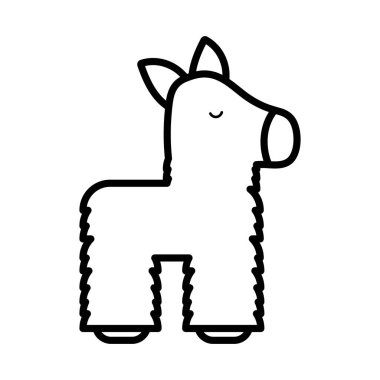 İzole edilmiş Meksika pinata vektör tasarımı