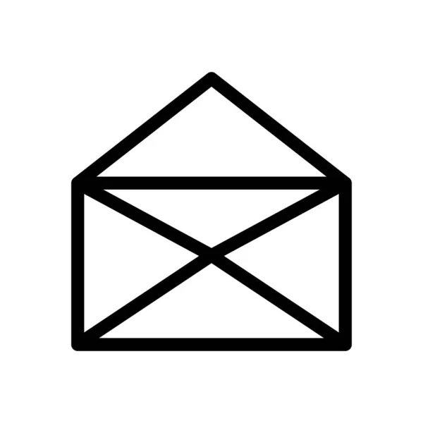 Geïsoleerde enveloppe pictogram vector ontwerp — Stockvector