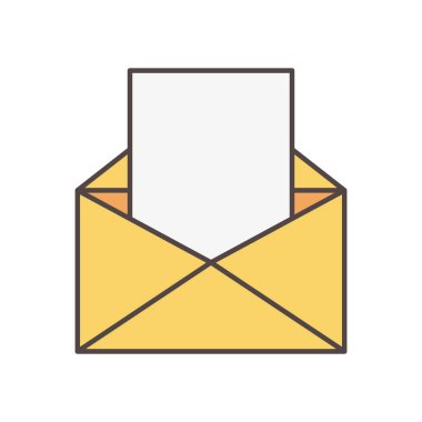 e-posta adresi sosyal ortam simgesi