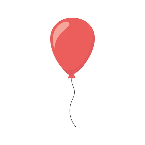 Isoliertes Ballon-Icon-Vektor-Design — Stockvektor