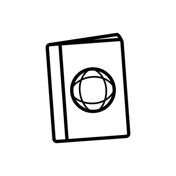 Isolerat pass ikon vektor design — Stock vektor
