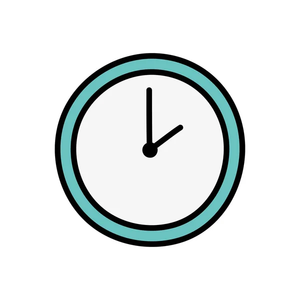 İzole edilmiş saat simgesi vektör tasarımı — Stok Vektör