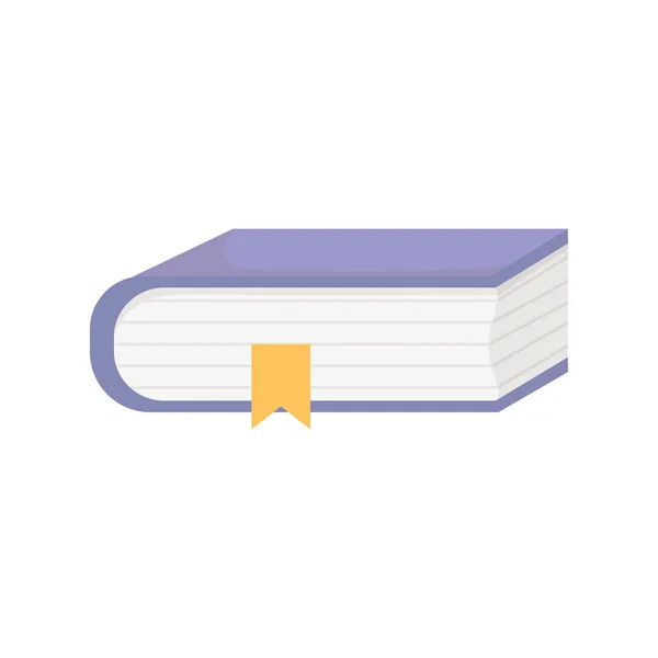 Livro bookmark educação aprendizagem online —  Vetores de Stock