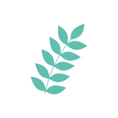 dal doğa beyaz zemin üzerine bırakır.