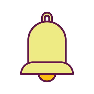 Sarı çan süsleme simgesi