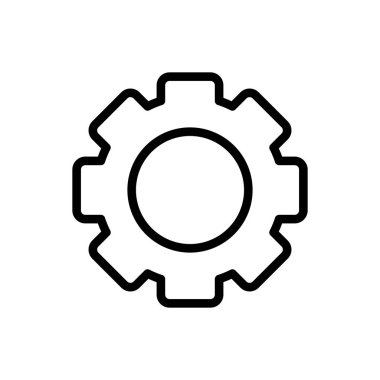 dişli çalışma çevrimiçi simge kalın satır öğrenme ayarlanıyor