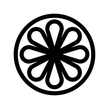 İzole edilmiş limon meyve vektör tasarımı