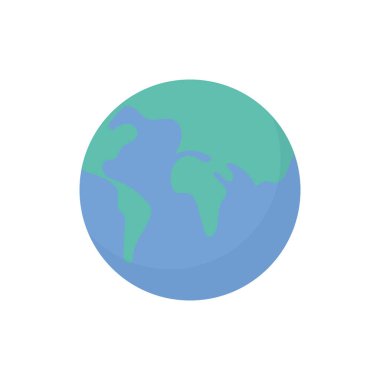 Dünya haritası coğrafya simgesi