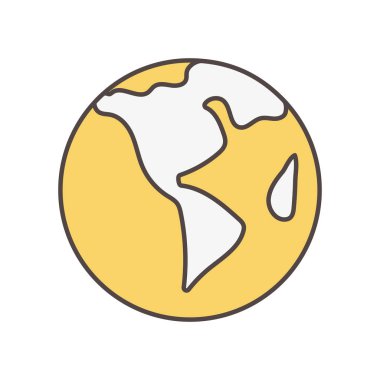 beyaz arkaplanda dünya sosyal medya simgesi