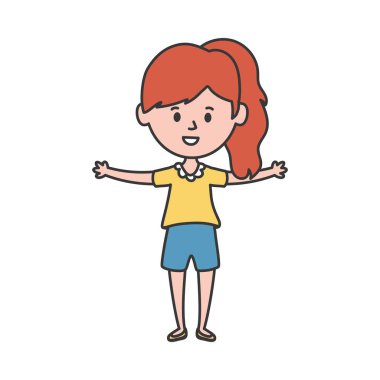 Avatar kadın kişi vektör tasarımı