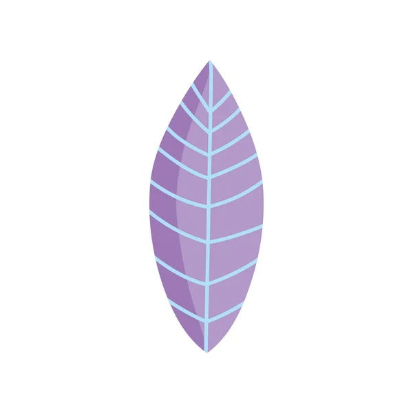 Икона экологии пурпурной листвы — стоковый вектор