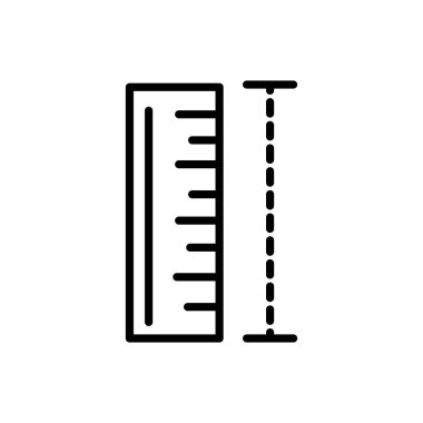 ruler measure architecture icon line style