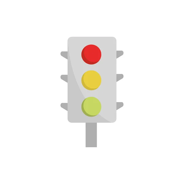 Traffic lights gps map and navigation — Vector de stock