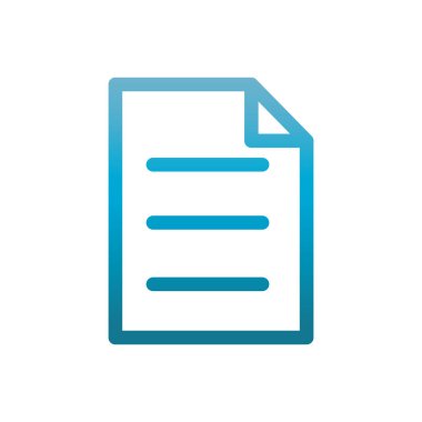 information user interface blue gradient