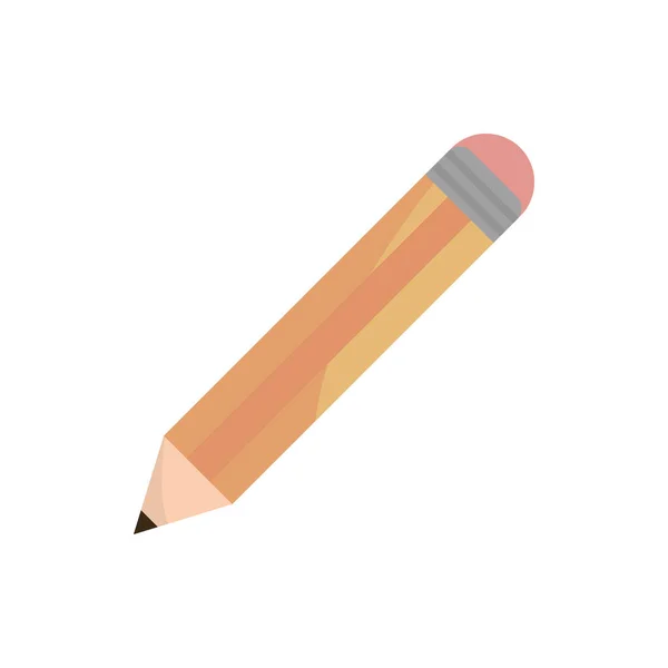 Pencil supply icon on white background — ストックベクタ