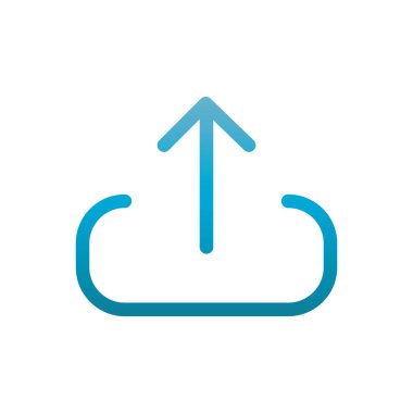 upload data user interface blue gradient