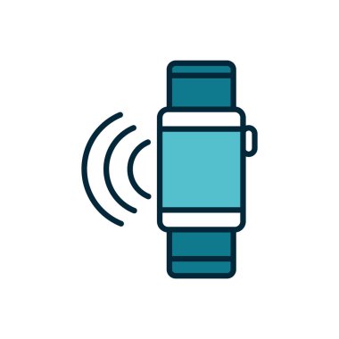 akıllı saat bağlantı sinyali nesneler satırı ve simge doldurma internet