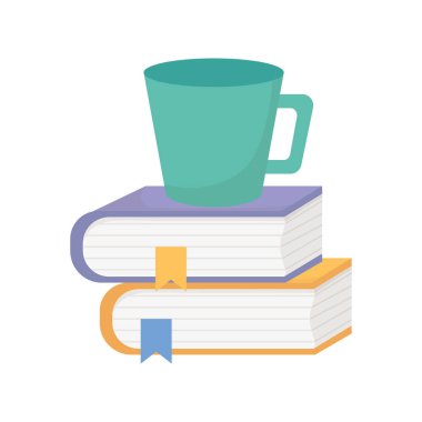 Kahve fincanı ve internet eğitimi.