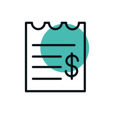 fatura para sayısı alışveriş çizgisi biçimi nokta rengi