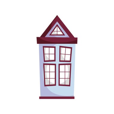 ev cephesi mimari karikatür gölge simgesi