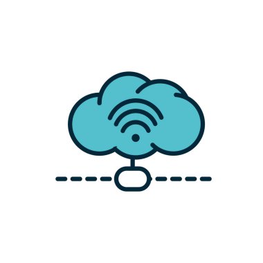 nesneler satırının kablosuz bağlantı interneti hesaplanıyor ve simge dolduruluyor