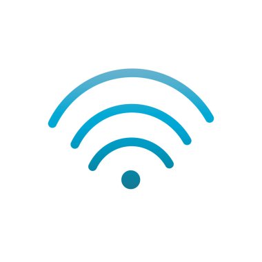 internet wifi kullanıcı arayüzü mavi gradyan