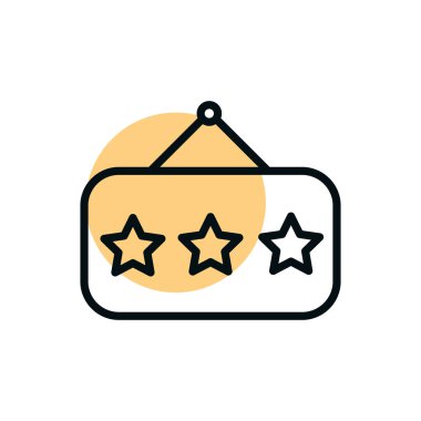 asma işareti yıldızları alışveriş çizgisi tarzı nokta rengi