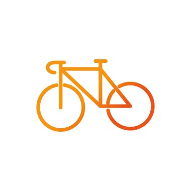 bicycle sport gym fitness gradient line