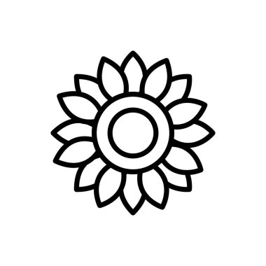 flower rural agriculture thick line