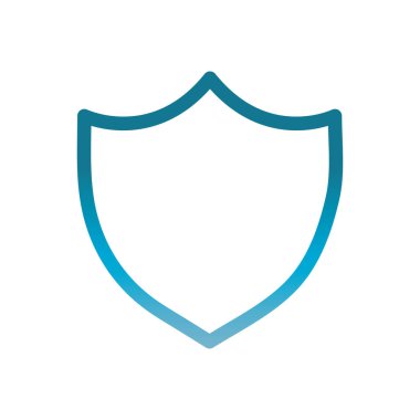 shield protection user interface blue gradient