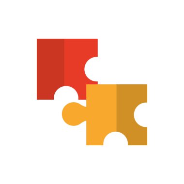 puzzles connection business strategy icon