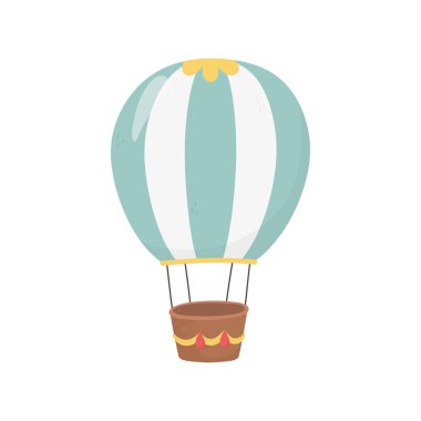 sıcak hava balonu vektör tasarımı
