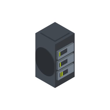 data sunucusu teknolojisi donanım aygıtı izometrik bilgisayarı