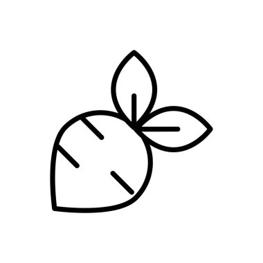 Pancar sebze tarımı kalın çizgi