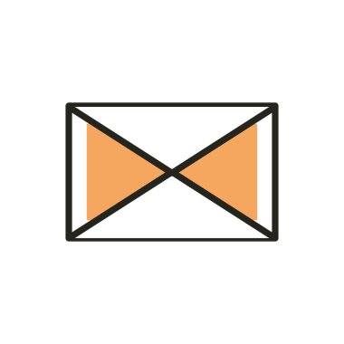 e- posta ağ geliştirme simgesi satırı ve doldur